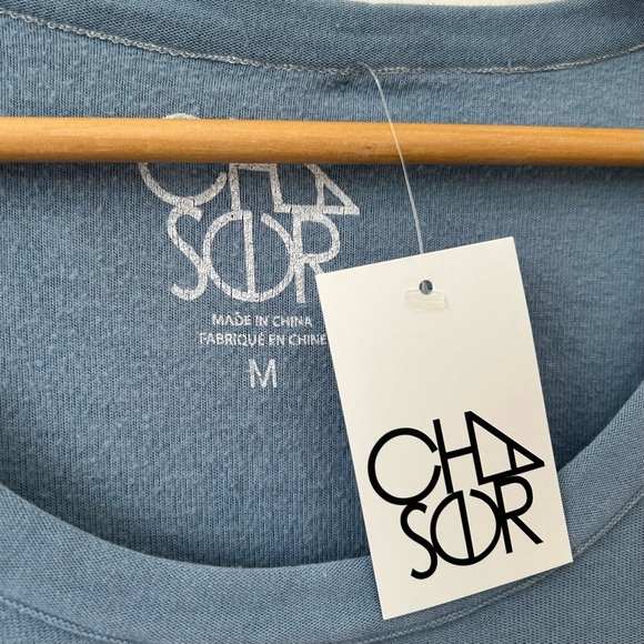 Chaser Sweater Womens Medium Blue Long Sleeves Tops Round Neck Family Fun Day - Picture 3 of 6